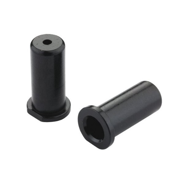 Jagwire Conteras para funda de freno  5 mm, 10 unidades , color negro