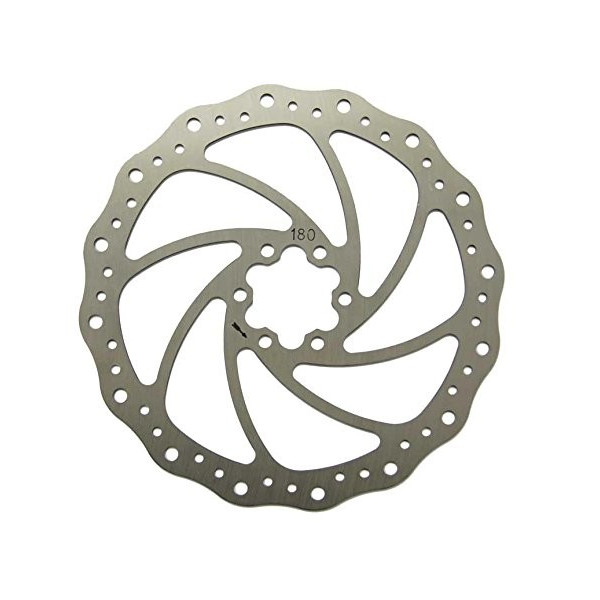 El Gallo Components Flow - Disco de freno para bicicleta, 180 mm