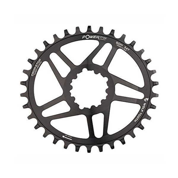 Wolf Tooth Oval Boost Race Face Plato Bicicleta, Negro, 34
