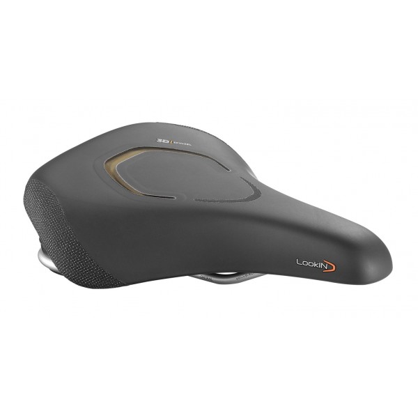 Selle Royal Group Look In 3D Relaxed New Sillín, Unisex Adulto, Negro, L