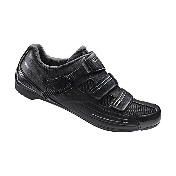 Shimano SH-RP3L- Zapatos de ciclismo para adultos SH-RP3L GR.Ancho SPD-SL cierre velcro/mariposa, 42, ESHRP3NG420EL00