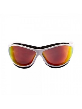 Ocean Sunglasses tierra de fuego - gafas de sol polarizadas - Montura : Blanco Mate - Lentes : Amarillo Espejo  12201.3 