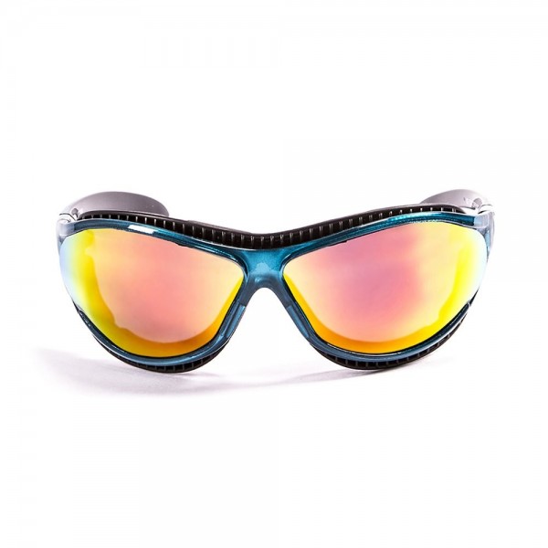 Ocean Sunglasses tierra de fuego - gafas de sol polarizadas - Montura : Azul Transparente - Lentes : Amarillo Espejo  12201.6