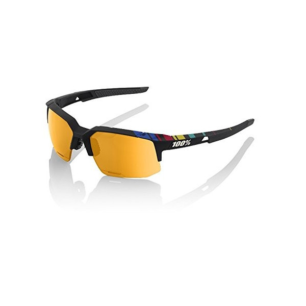 Inconnu 100% speedcoupe – Gafas de sol unisex, color negro