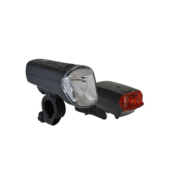 Büchel 60Lux luces TrioLux Pro Plus luz LED trasera para bicicleta - homologada, negras, 51125480
