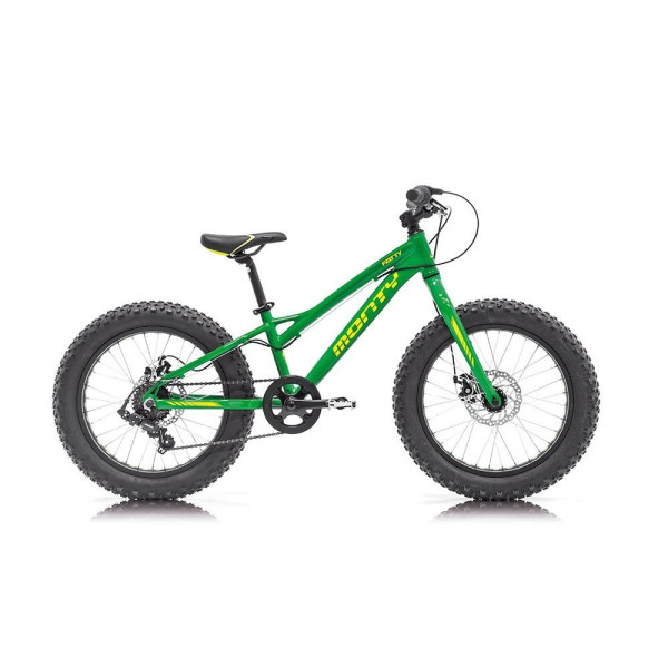 Monty Fatty Bicicleta, Unisex Niños, Verde, Talla Única