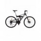 Ultrasport 331100000193 Bicicleta de Trekking, Cambio de Cadena, 21 Marchas, Unisex Adulto, Negro, 28 Pulgada