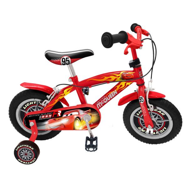 Stamp Cars bicicleta para niño, Rojo