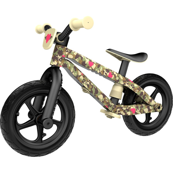Chillafish BMXie-RS Army of Love Bicicleta de Aprendizaje, Unisex niños, Verde  Sergeant Hearts , Única