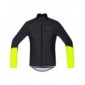 Gore BIKE WEAR, Maillot para ciclismo, Hombre, mangas desmontables, WINDSTOPPER® Soft Shell, POWER WS SO ZO, Talla XS, negro/