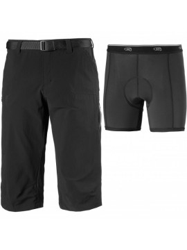 Gonso Porto HE de Bike Pantalones de 3/4, primavera/verano, hombre, color negro, tamaño medium