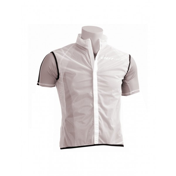 Impermeable-Chaleco Out-Wet Gil-RT blanco/negro-Talla XL