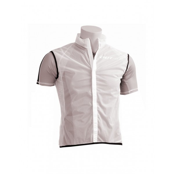 Impermeable-Chaleco Out-Wet Gil-RT blanco/negro-Talla M