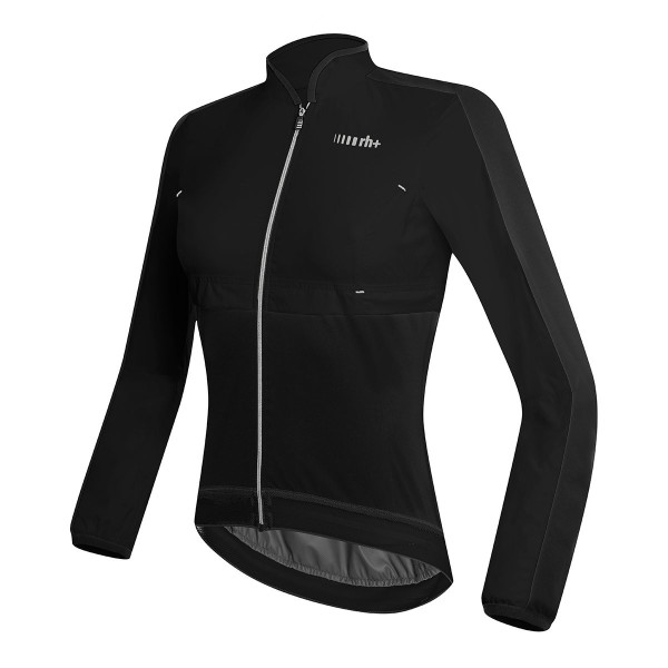 RH Rain W Shell Negro, chaquetas impermeables  Ciclismo  Mujer, black, XL