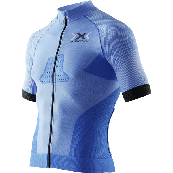 X-Bionic Race EVO Biking Shirt- Camiseta para hombre, Azul  Marina Blue/Anthracite , XX-Large