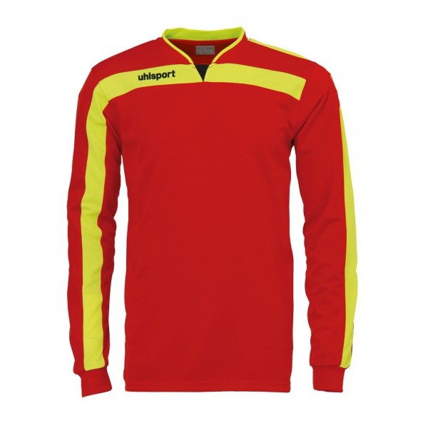 Uhlsport LIGA - Camiseta de portero rojo rot/fluorgelb/schwarz Talla:large