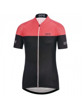 Gore Bike Wear 100176 Maillot, Mujer, Negro/Coral  Coral Glow , 34