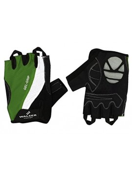 Walser 43811 agarre de Gel guantes de ciclismo verde talla L