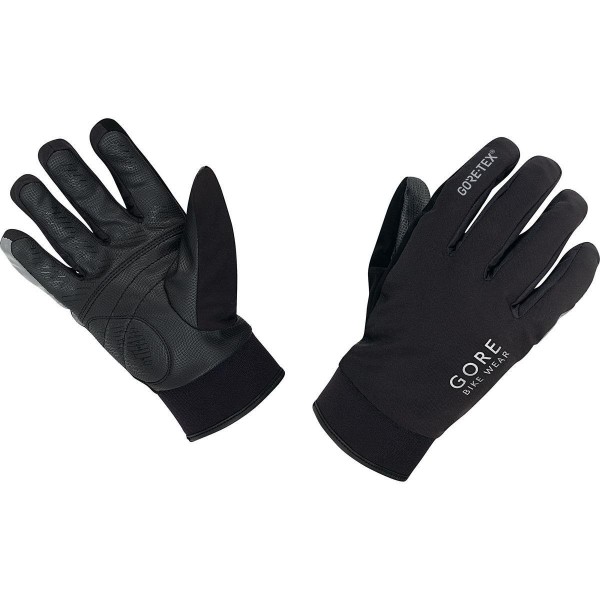 Gore BIKE Wear Guantes Térmicos de Hombre para ciclismo, TEX, UNIVERSAL Thermo Gloves, Talla 7, Negro, GCOUNW990005