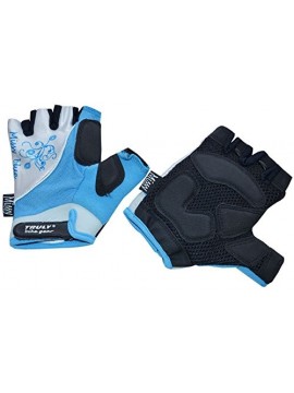 Truly Mujer Top Missy – Guantes de Ciclismo, Mujer, Color Azul, Tamaño Small
