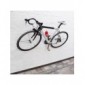Relaxdays Soporte de bicicleta para la pared, metal, 16 x 10 x 16 cm, 0.6 Kg, color rojo