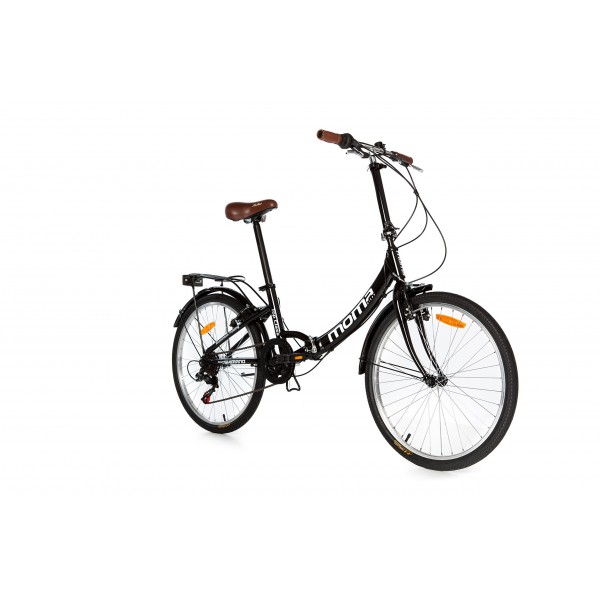 Moma Bikes Bicicleta Plegable Urbana TOP CLASS 24" Alu, SHIMANO 6V. Sillin Confort