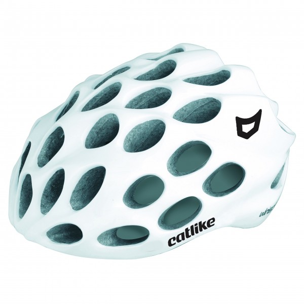 Catlike Whisper - Casco de ciclismo, color blanco brillo, talla MD  56-58 cm 