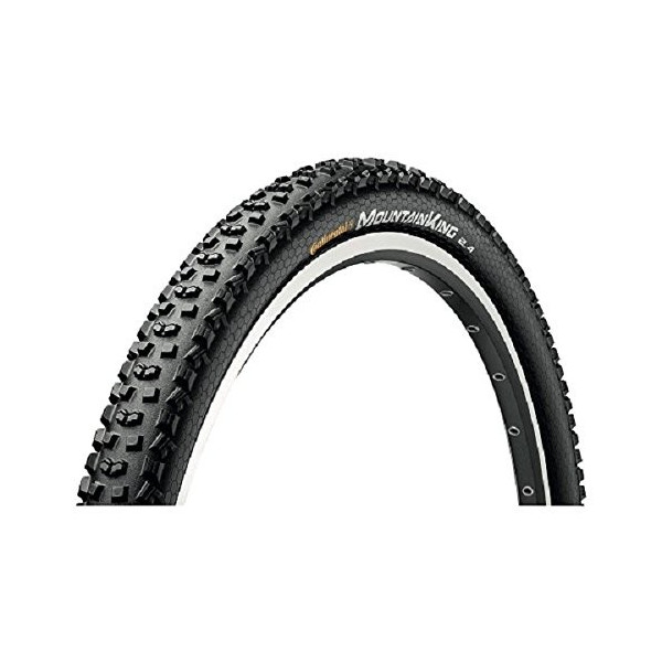 Continental Mountain King Performance - Cubierta de neumático para bicicleta de montaña negro negro Talla:26 x 2,4
