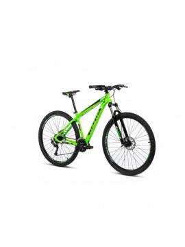 Moma Bikes Mtb29 Peak M Bicicleta de Montaña, Frenos de Disco hidraulicos, 27V, Unisex Adulto, Verde, M