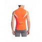 Gore Bike Wear Power 2.0 - Camiseta sin mangas de ciclismo para hombre, color naranja/blanco, talla L