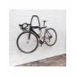 Relaxdays Soporte de pared para 2 bicicletas, 51 x 50 x 53 cm, Carga. 35 Kg max, metal con barillas de plastico, Color negro