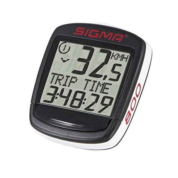 Sigma 01940 -  Cuentakilómetros de ciclismo, 800, Negro