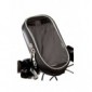 BTR Carcasa rígida para manillar - Bolsa para bicicleta y soporte para teléfono – Pantalla de PVC transparente – resistente a