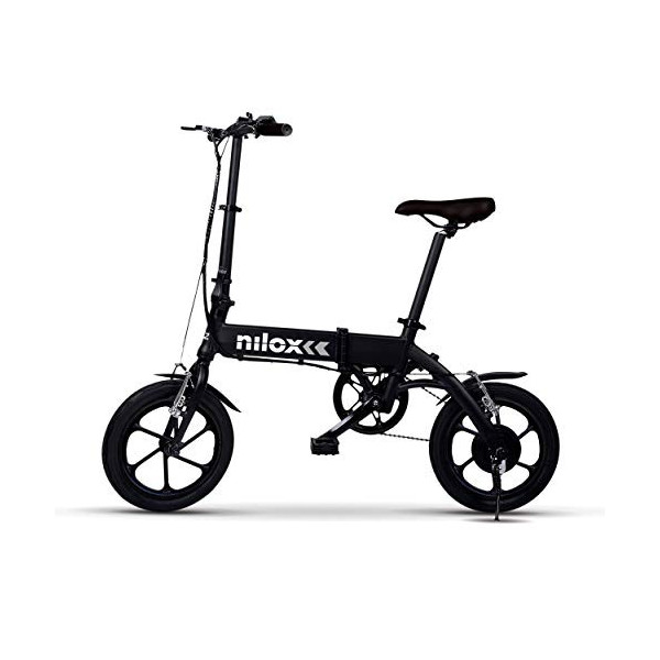 Nilox ebike X2 Plus Plegable Ruedas 16". Adulto, Unisex, Eléctrica, Negro
