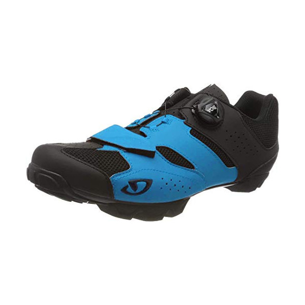 Giro Cylinder MTB, Zapatos de Bicicleta de montaña Hombre, Multicolor  Blue Jewel/Black 000 , 39 EU