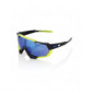 Inconnu 100% Speedtrap – Gafas de Sol Unisex, Color Negro/Amarillo