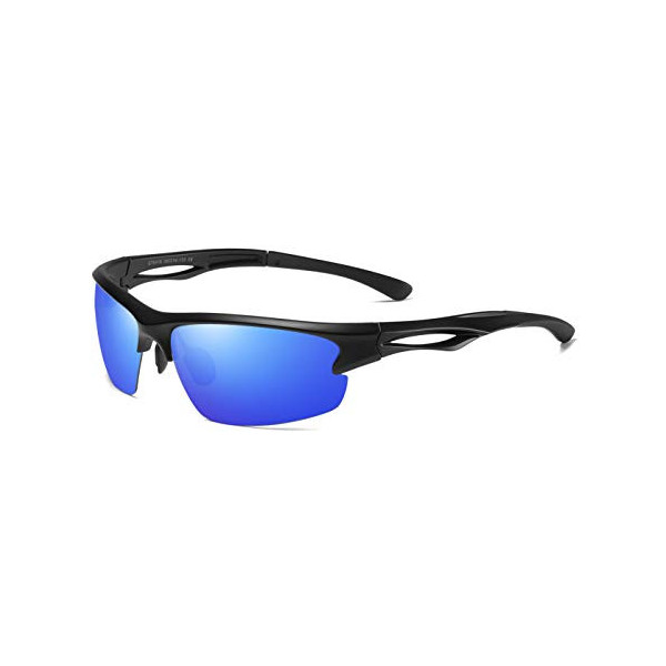Skevic Gafas de Sol Hombre Mujer Polarizadas TR90 - Gafas Running, Gafas Ciclismo Hombre Ideales para Deporte, Pesca, MTB, Es