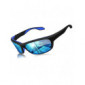 Elegear Gafas de Sol Hombre Polarizadas Gafas deportivas Súper Ligero y Cómodo Anti UVA UV Marco TR90 Lente Espejo con REVO G