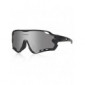 Queshark Gafas de Ciclismo para Hombre Mujer Bicicleta de Carretera 1 Lente Polarizada 3 HD UV400 Lente 10 Colores  Negro 