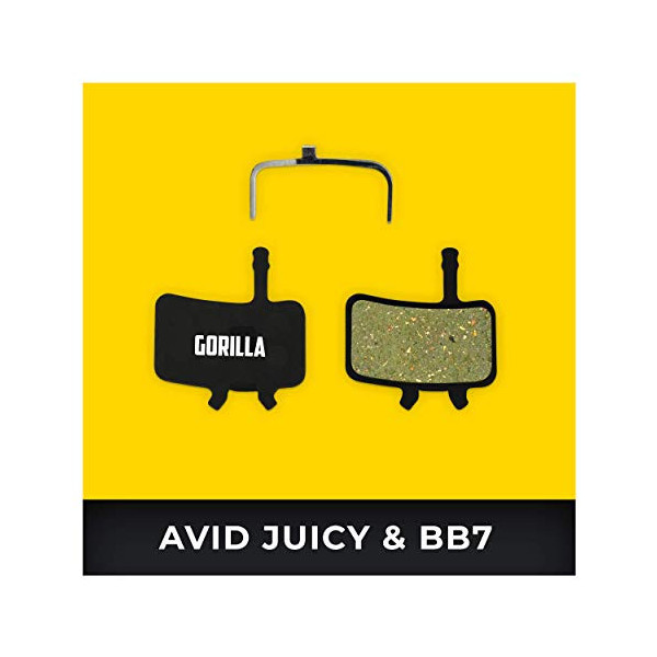 Avid Juicy Pastillas de Freno 3 5 7 Carbon Ultimate & Avid BB7 para Freno de Disco Bicicleta I Orgánico I Alto Rendimiento I 