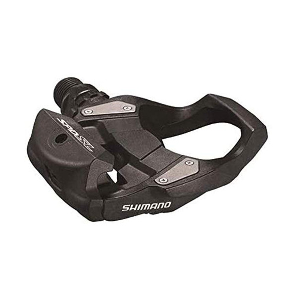 PEDALES SHIMANO Rs500 SPD-SL Pedales, Unisex Adulto, Negro  Negro 