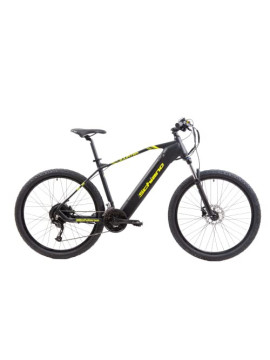 F.lli Schiano E- Jupiter Bicicleta eléctrica, Unisex-Adult, Negro-Amarillo, 27.5