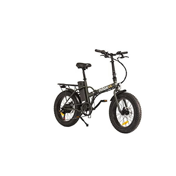 Nilox, E-Bike X8 Plus, Bicicleta eléctrica con pedaleo asistido, 70 km de autonomía, batería de litio extraíble de 36V - 13 A