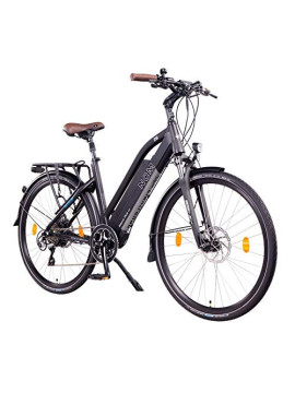 NCM Milano Plus Bicicleta eléctrica de Trekking, 250W, Batería 48V 16Ah • 768Wh  26" Negro Plus 