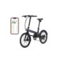 QiCycle C2 Bicicleta eléctrica, Unisex Adulto, Negro, único