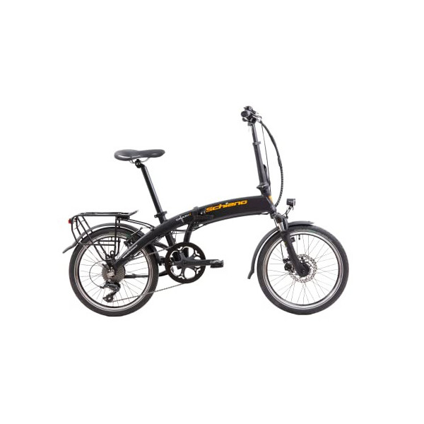 F.lli Schiano Galaxy 20, Bicicleta Eléctrica Plegable, Unisex Adulto, Negra
