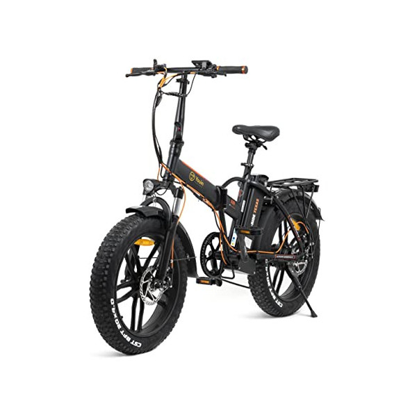 Bicicleta eléctrica, Youin Texas, ruedas FAT 20", plegable, cambio Shimano, autonomía hasta 45 kilómetros