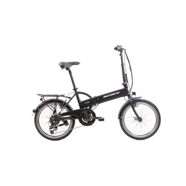F.lli Schiano E- Sky 20" Bicicleta Eléctrica Plegable, Unisex Adulto, Negro mate