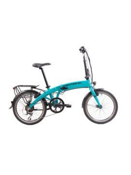 F.lli Schiano Galaxy 20, Bicicleta Eléctrica Plegable, Unisex Adulto, Azul