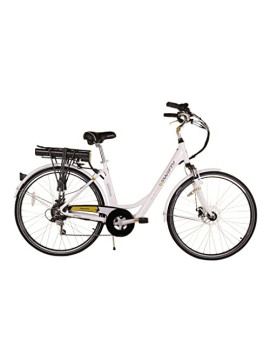 Swifty Routemaster, Hybrid Low Step Over Electric Bike Mujer, Bianco  White , Talla Única
